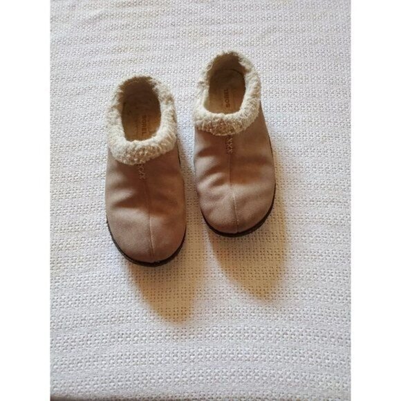 Sorel Sz. 7 Cream Sherpa Fleece Lined Slippers - Picture 1 of 8